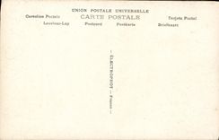 VINTAGE POSTCARD Museum Of Louvre Delacroix Dante and Virgile with the hells