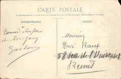 VINTAGE POSTCARD Camp Of Castle Teacher training school Of Shooting the Service bureau Militaria