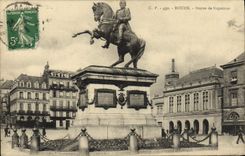 CPA Rouen Statue De Napoleon 1er