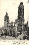 CPA Rouen Facade De Notre Dame Et La Tour De Beurre