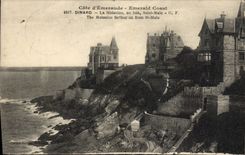 VINTAGE POSTCARD Dinard the Inhabitant of Saint Malo With Far Malo Saint