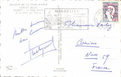 MODERN CARD Reflections Of the Dimension of Cannes Azure the Palm Beach And the Port Of Mycca