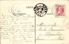 VINTAGE POSTCARD Surroundings De Heyst View Of the Mole De Zee Brugge