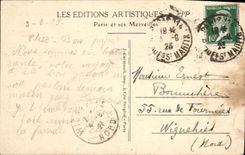 CPA Paris Le Route et la Porte Saint Denis