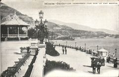 CPA Monte Carlo Les terrases Vue sur le Cap Martin 