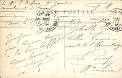 CPA Paris Grande Route et Tour Eiffel