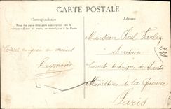 El panorama de Laon de la POSTAL de la VENDIMIA considerado como el cuervo vuela