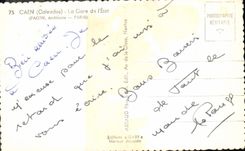 MODERN CARD Caen Train station of Etot