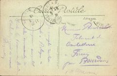 VINTAGE POSTCARD Vittel the Gallery Promenade