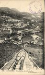 CPA Lourdes Le Funiculaire du Pic du Jer Le croisement