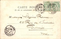 CPA Cambrai Le beffroi