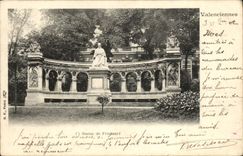 CPA Valenciennes Statue de Froissart