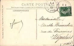 VINTAGE POSTCARD Bellevue Seen On Cloud Saint