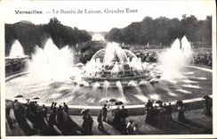 CPA Versailles Le Bassin de Latone Grandes eaux
