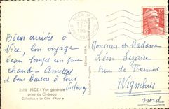 CPM Nice Vue generale prise du chateau 