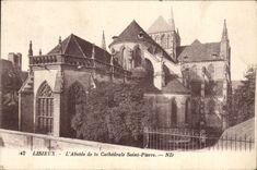 CPA Lisieux L'Abside de la Cathedrale Saint Pierre