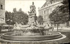 CPA Marseille La place Estrangin