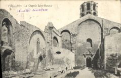 VINTAGE POSTCARD Arles La Chapelle Holy Honorat