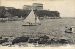 CPA Marseille L'Ancien Chateau imperial Institut Pasteur Bateau 