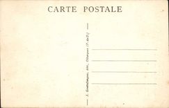 Iglesia de Clermont-Ferrand Notre Dame de la POSTAL de la VENDIMIA del puente