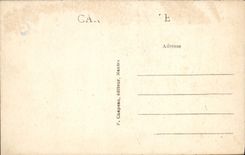 VINTAGE POSTCARD Clisson the Castle and Separates it towards the bridge of the Goose Nest