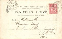 Castillo de la POSTAL de la VENDIMIA de Josselin Botrel