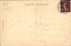POSTAL co de la VENDIMIA. D Auray interior de Anne del órgano de la basílica