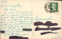 VINTAGE POSTCARD co. Anne d' Auray Sancta La Scala