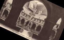 VINTAGE POSTCARD co. Anne d' Auray the martyrdom and the cloister Christ