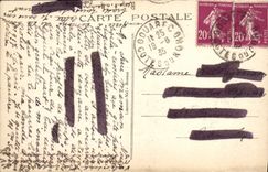 POSTAL Sainte Anne D Auray de la VENDIMIA el claustro y la manera de cruz