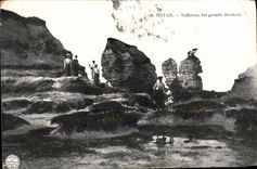 POSTAL Royan Vallieres de la VENDIMIA grande los rocehrs