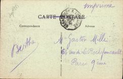 VINTAGE POSTCARD Royan Schlucht and Hohnech the view-point of the rock of the source on the way of the rise of Hohneck