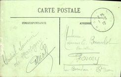 VINTAGE POSTCARD Martigny Les Bains Landscape and House of the Source