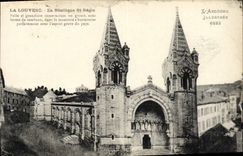 VINTAGE POSTCARD Louvesc the basilica St Governed