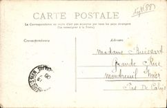 VINTAGE POSTCARD Surroundings De Gerardmer Schlucht Rock of the Source