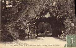 VINTAGE POSTCARD Schlucht the rock of the devil