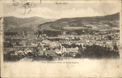 VINTAGE POSTCARD Holy Die View Taken of Martin Saint