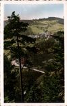 VINTAGE POSTCARD Louvesc Landscape through the Pines and Road of Annonnay
