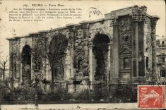 CPA Reims Porte Mars