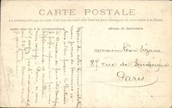 La POSTAL Reims grotesca de la VENDIMIA calcula el adornamiento de los pináculos del piñón del ataque frontal septentrional del transept