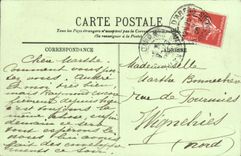 CPA Arras Le Sommet du Beffroi Lion