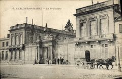 VINTAGE POSTCARD Trawl-nets On the Marne the Prefecture Barouche Horses