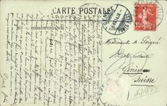 VINTAGE POSTCARD Gerardmer Schlucht the rock of the camel