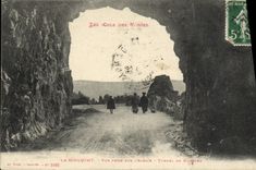 VINTAGE POSTCARD Schlucht Seen from on Alsace Tunnel of Munster