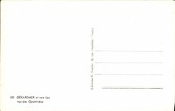 VINTAGE POSTCARD Gerardmer and its Lake Seen of Gouttrides