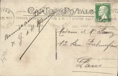 POSTAL Royan de la VENDIMIA el hotel grande y del parque