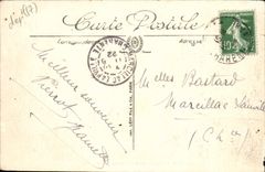 POSTAL Royan de la VENDIMIA el New Quay De Foncillon