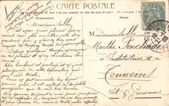 VINTAGE POSTCARD St Die Rules Jules Ferry
