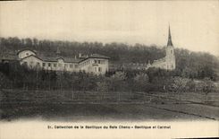 VINTAGE POSTCARD Collection of Basillque of Wood Chenu Basiliquet carmel