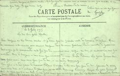 VINTAGE POSTCARD St Die Molieres Small cascade